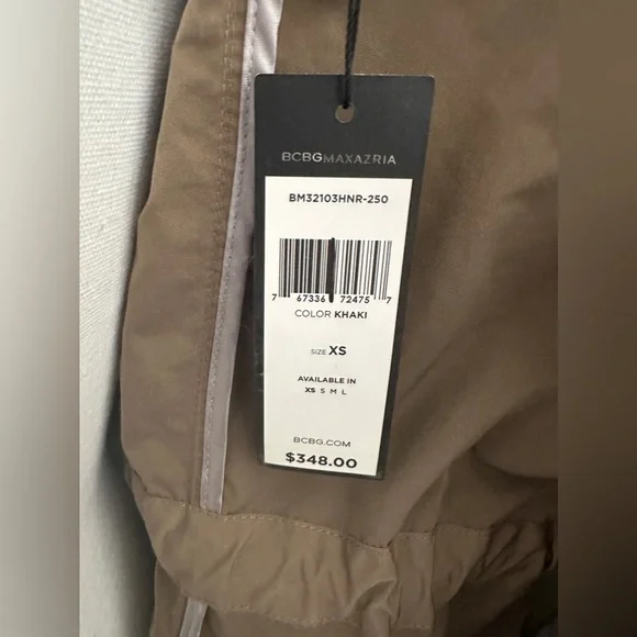 New BCBG Khaki Raincoat​ - Picture 9 of 9